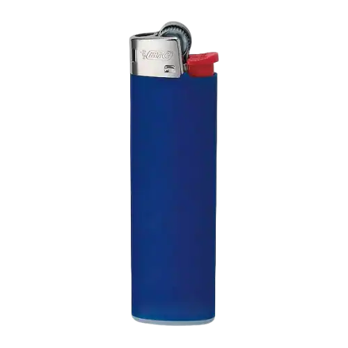 Briquet BIC Maxi à Pierre en bleu foncé, fiable et classique, disponible chez Amsterdam Quality.