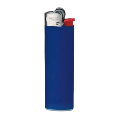 Briquet BIC Maxi à Pierre en bleu foncé, fiable et classique, disponible chez Amsterdam Quality.