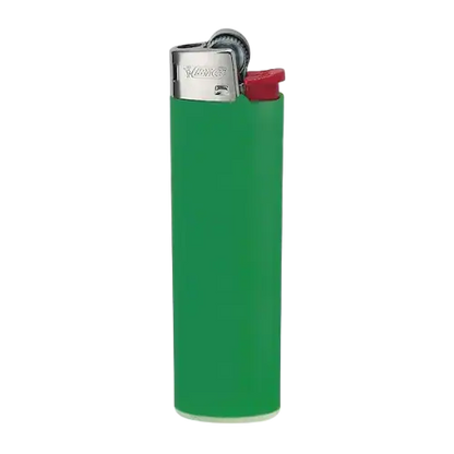 Briquet BIC Maxi à Pierre en vert, durable et distinctif, disponible chez Amsterdam Quality.