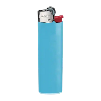 Briquet BIC Maxi à Pierre en bleu ciel, frais et fiable, disponible chez Amsterdam Quality.