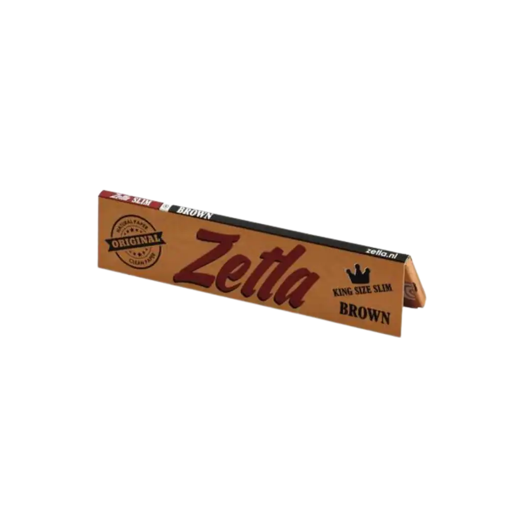 Feuilles à rouler Zetla King Size Slim couleur marron - Amsterdam Quality