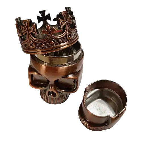 Grinder en cuivre Tête de mort d'Amsterdam Quality