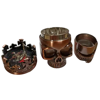 Grinder en cuivre Tête de mort d'Amsterdam Quality