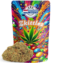 Fleur CBD sucrée et fruitée. Relaxation intense et goût bonbon signé Amsterdam Quality. Pour un moment chill tout en couleur.