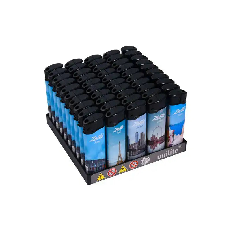 Pack de 50 Briquets Zetta Monuments – Collection Voyage | Amsterdam Quality