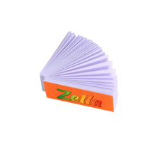 Carnet de filtres Zetla en couleur orange, ouvert, pour une touche vive et énergétique
