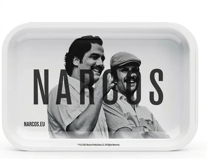 Plateau à rouler métal Narcos - grand modèle