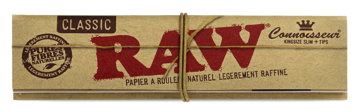 RAW Original + Tips – Carnet 32 feuilles slim naturelles