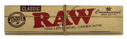 RAW Original + Tips – Carnet 32 feuilles slim naturelles