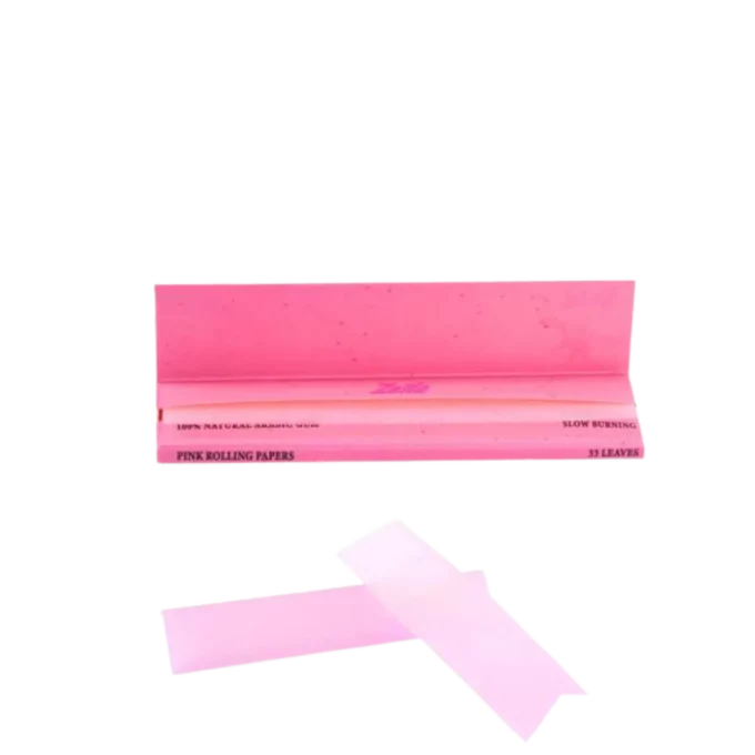 Feuilles à rouler Zetla King Size Slim couleur rose - Amsterdam Quality