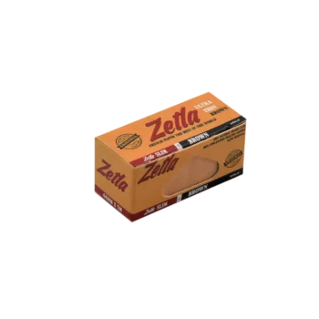 Vue du rouleau de papier à rouler Zetla King Size Slim couleur marron - Amsterdam Quality