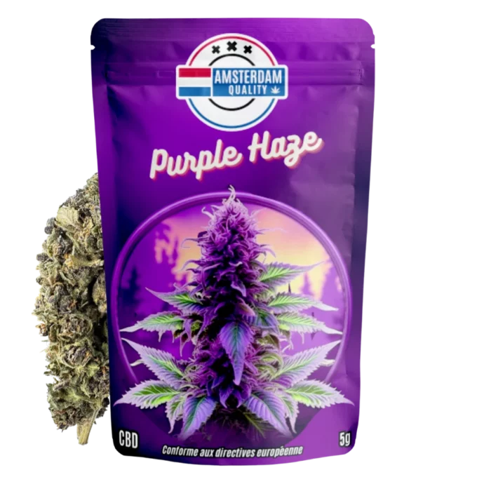 Emballage de Purple Haze Hollandaise d'Amsterdam Quality.
