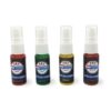 Quatre sprays détox de la marque Amsterdam Quality, saveurs fraise, fruits rouges, mangue et menthe.