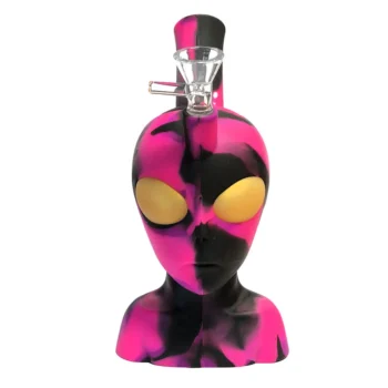 wholesale silicone alien bong pink 2