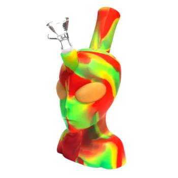 wholesale silicone alien bong rasta 2