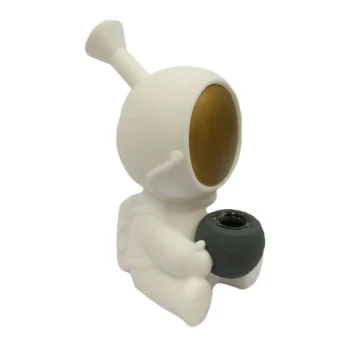 wholesale spaceman white silicone bong 15cm 1