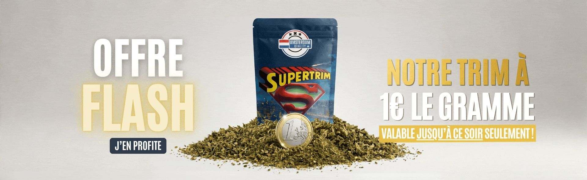 Bannière promotionnelle Super Trim