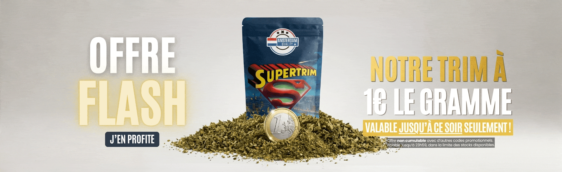 Bannière promotionnelle Super Trim