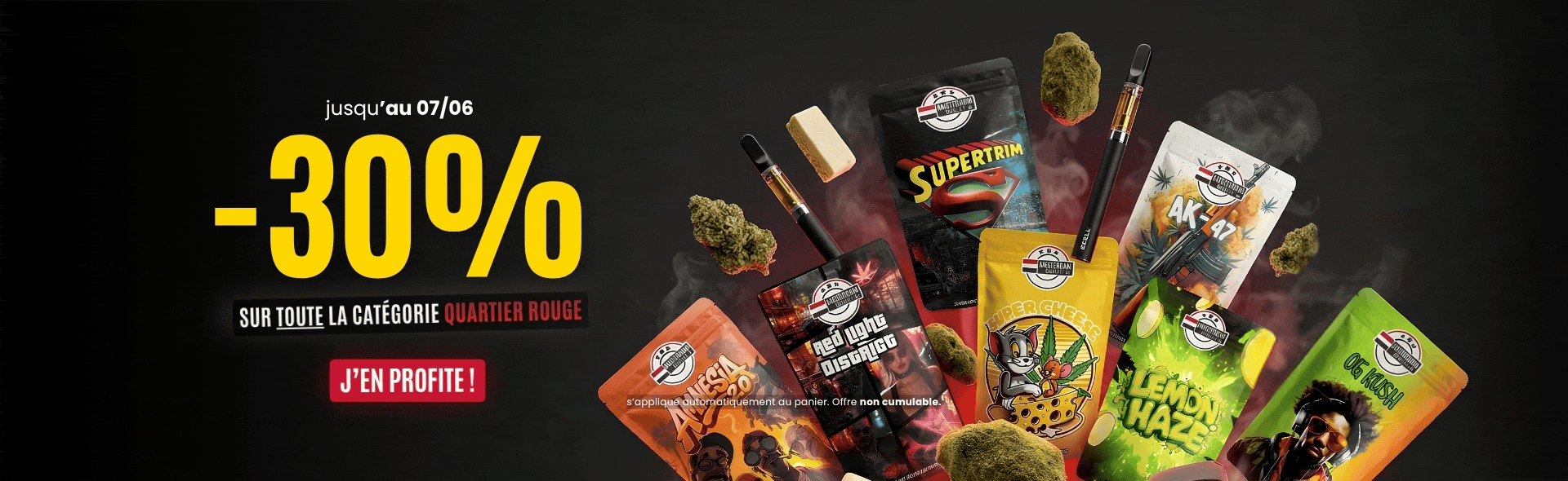 Bannière promotionnelle Quartier Rouge